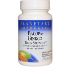 Planetary Herbals, Bacopa-Ginkgo, 600 mg, 60 Tablets