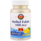 KAL, Methyl Folate, Lemon, 1000 mcg, 60 Micro Tablets