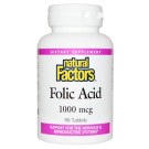Natural Factors, Folic Acid, 1,000 mcg, 90 Tablets