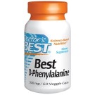 Doctor's Best, Best D-Phenylalanine, 500 mg, 60 Veggie Caps
