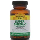 Country Life, Super Omega-3, Concentrated, 60 Softgels