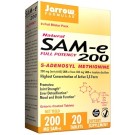 Jarrow Formulas, SAM-e (S-Adenosyl-L-Methionine) 200, 200 mg, 20 Enteric-Coated Tablets