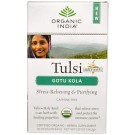 Organic India, Tulsi Holy Basil Tea, Gotu Kola, Caffeine-Free, 18 Infusion Bags, 1.21 oz (34.2 g)