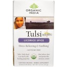 Organic India, Tulsi Holy Basil Tea, Licorice Spice, Caffeine Free, 18 Infusion Bags, 1.21 oz (34.2 g)