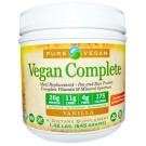 Pure Advantage, Pure Vegan, Vegan Complete, Vanilla, 1.42 lbs (645 g)