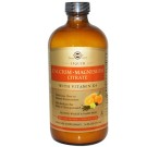 Solgar, Calcium Magnesium Citrate, with Vitamin D3, Liquid, Natural Orange Vanilla Flavor, 16 fl oz (473 ml)
