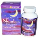 Natural Balance, Herbal Slumber, Melatonin and Valerian Formula, 60 Veggie Caps