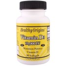 Healthy Origins, Vitamin D3, 10,000 IU, 30 Softgels