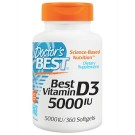 Doctor's Best, Vitamin D3, 5,000 IU, 360 Softgels