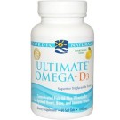 Nordic Naturals, Ultimate Omega-D3, Lemon, 1000 mg, 60 Soft Gels