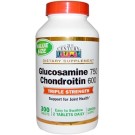 21st Century, Glucosamine 750 Chondroitin 600, Triple Strength, 300 (Easy Swallow) Tablets