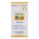 California Gold Nutrition, Vitamin B12 Liquid, Alcohol Free, Raspberry, 5000 mcg, 1 fl oz (30 ml)