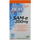 Doctor's Best, SAM-e, 200 mg, 60 Enteric Coated Tablets