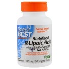 Doctor's Best, Best Stabilized R-Lipoic Acid, 100 mg, 60 Veggie Caps