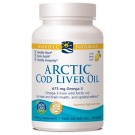 Nordic Naturals, Arctic Cod Liver Oil, Lemon, 1000 mg, 90 Soft Gels