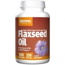 Jarrow Formulas, Organic, Flaxseed Oil, 1000 mg, 200 Softgels