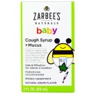 Zarbee's, Baby, Cough Syrup + Mucus, Natural Grape Flavor, 2 fl oz (59 ml)