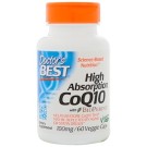 Doctor's Best, High Absorption CoQ10 with BioPerine, 100 mg, 60 Veggie Caps