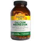 Country Life, Calcium-Magnesium with Vitamin D Complex, 240 Vegan Capsules