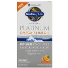 Minami Nutrition, MorEPA Platinum, Ultimate Once Daily Omega-3 + D3 Formula, Orange Flavor, 30 Softgels