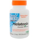Doctor's Best, Melatonin, 2.5 mg, 120 Chewable Tablets