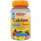 Sundown Naturals, Calcium, with Vitamin D3, Peach, Banana and Cherry Flavored, 50 Gummies
