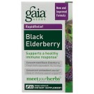 Gaia Herbs, Black Elderberry, 30 Vegan Capsules