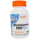 Doctor's Best, Benfotiamine with BenfoPure, 150 mg, 120 Veggie Caps