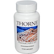 Thorne Research, PharmaGABA-100, 60 Vegetarian Capsules