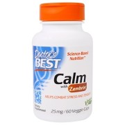 Doctor's Best, Calm with Zembrin, 25 mg, 60 Veggie Caps