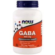 Now Foods, GABA, 500 mg, 200 Capsules